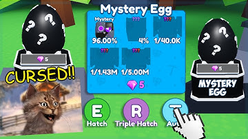 THE MYSTERY EGG IS CURSED!! - Roblox Mining Simulator 2