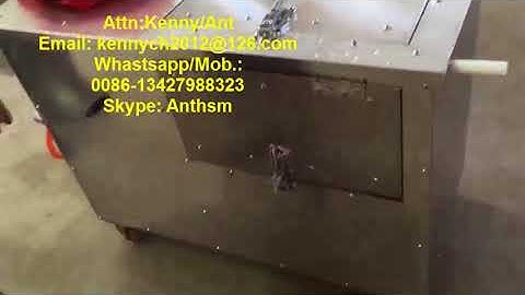 QYL-2500  fish scaling machine, descaling machine, fish scaler video