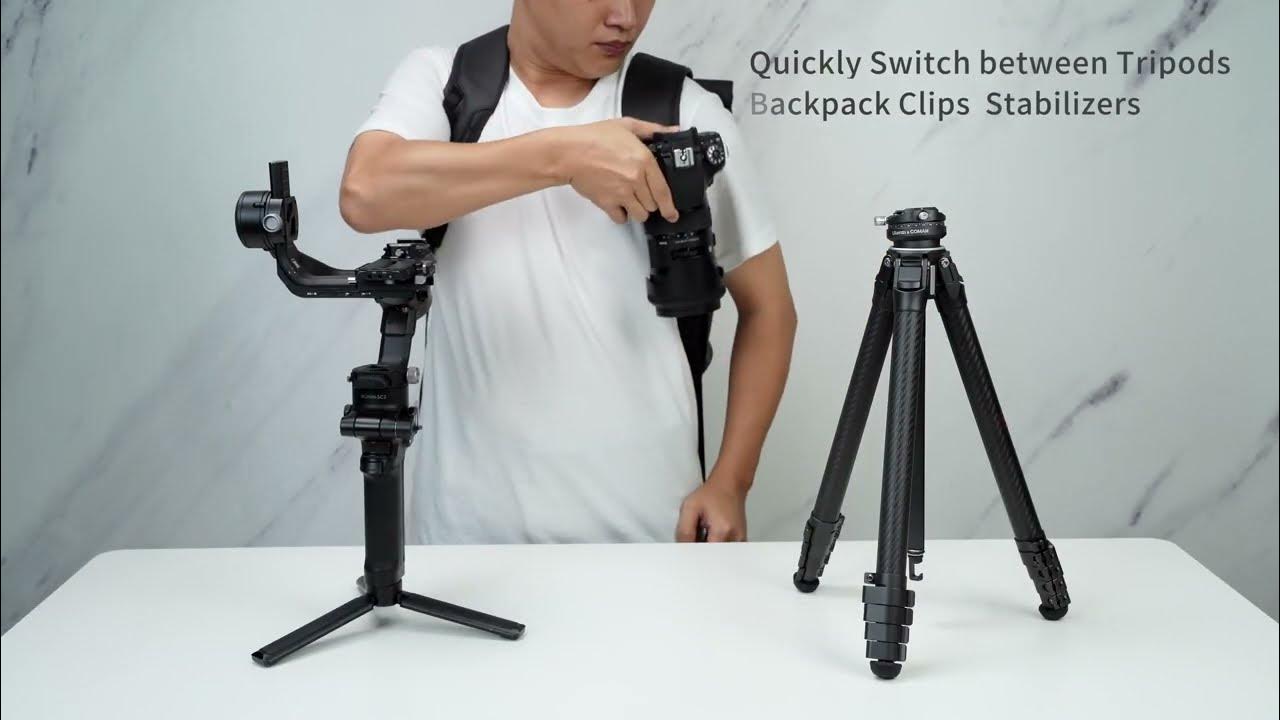 Challenge Switch a camera between a tripod and gimbal in 5 seconds