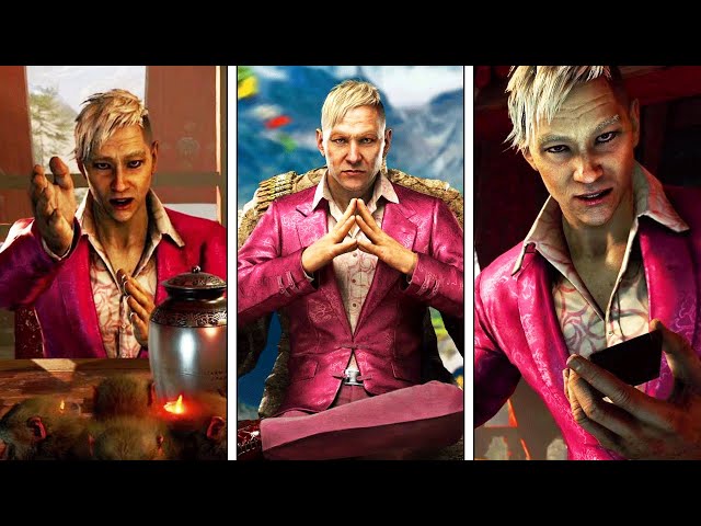 FAR CRY 4 - All Pagan Min Cutscenes 