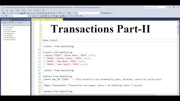 SQL For Data Science Class 31: Master Transactions with Practical Examples| AnalyticNerd