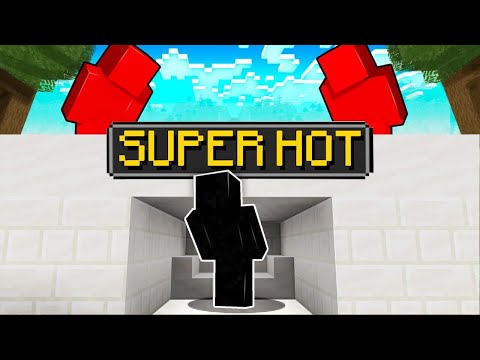 Minecraft Manhunt, But it's SUPERHOT...