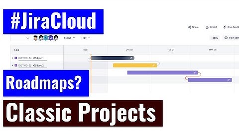 Jira Cloud - Roadmaps in Classic Projects?