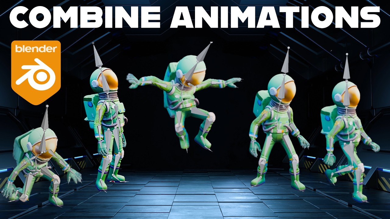 Combine Multiple Mixamo Animations in Blender Using the NLA Editor ...