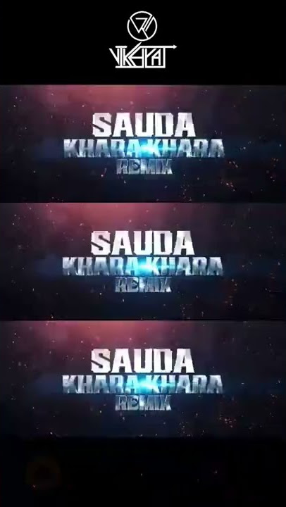 Sauda Khara Khara (Club Remix) - DJ Vikkhyat & DJ Moksh Out Now🔥❤