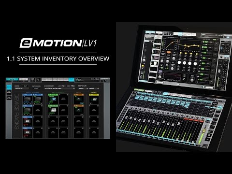 eMotion LV1 Tutorial 1.1: Setup Window – System Inventory