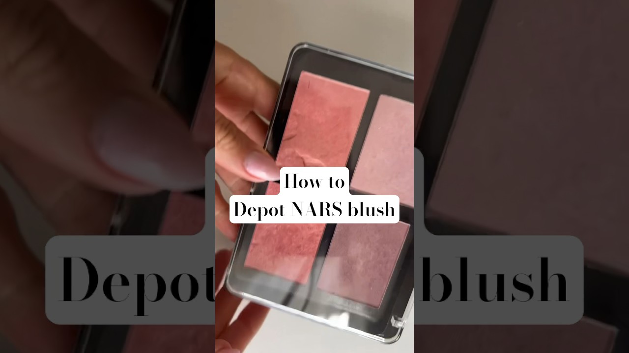 How To Depot #NARSS Blush Quickly #depotnarssblush #blushdepotting #narssdepotting #makeupdepot