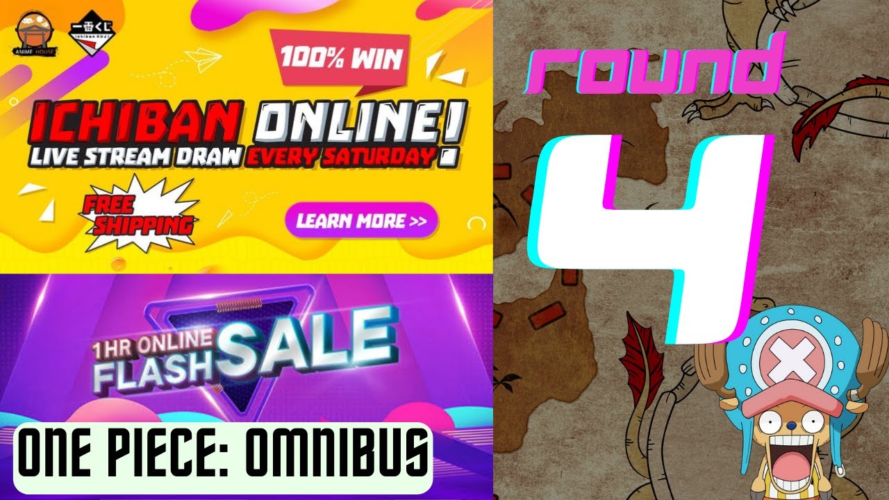 ROUND 4: ONE PIECE BEST OF OMNIBUS ICHIBAN KUJI (ANIME RAFFLE) 05/02/22 ...