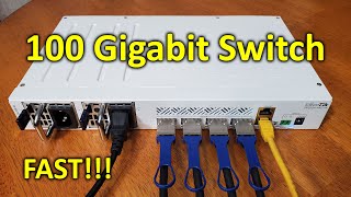 Mikrotik CRS504-4XQ-IN 100GbE Network Switch Review, Setup, and Testing screenshot 4