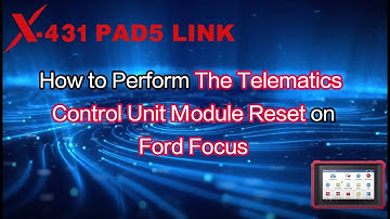 Launch X431 PAD V Elite Reset 2023 Ford Focus TCU- launchx431.fr