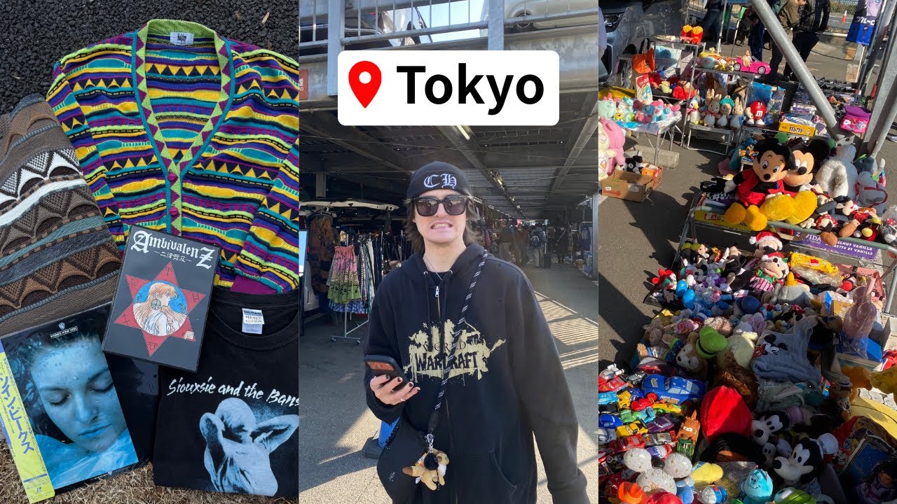 Я побывал на блошином рынке в Японии!