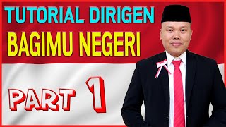 Tutorial Dirigen Bagimu Negeri #bagimunegeri #dirigenpakipin #pakipindirigen