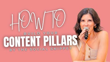 What Are Content Pillars, Why you Need Them, and How You Can Build Them Out!