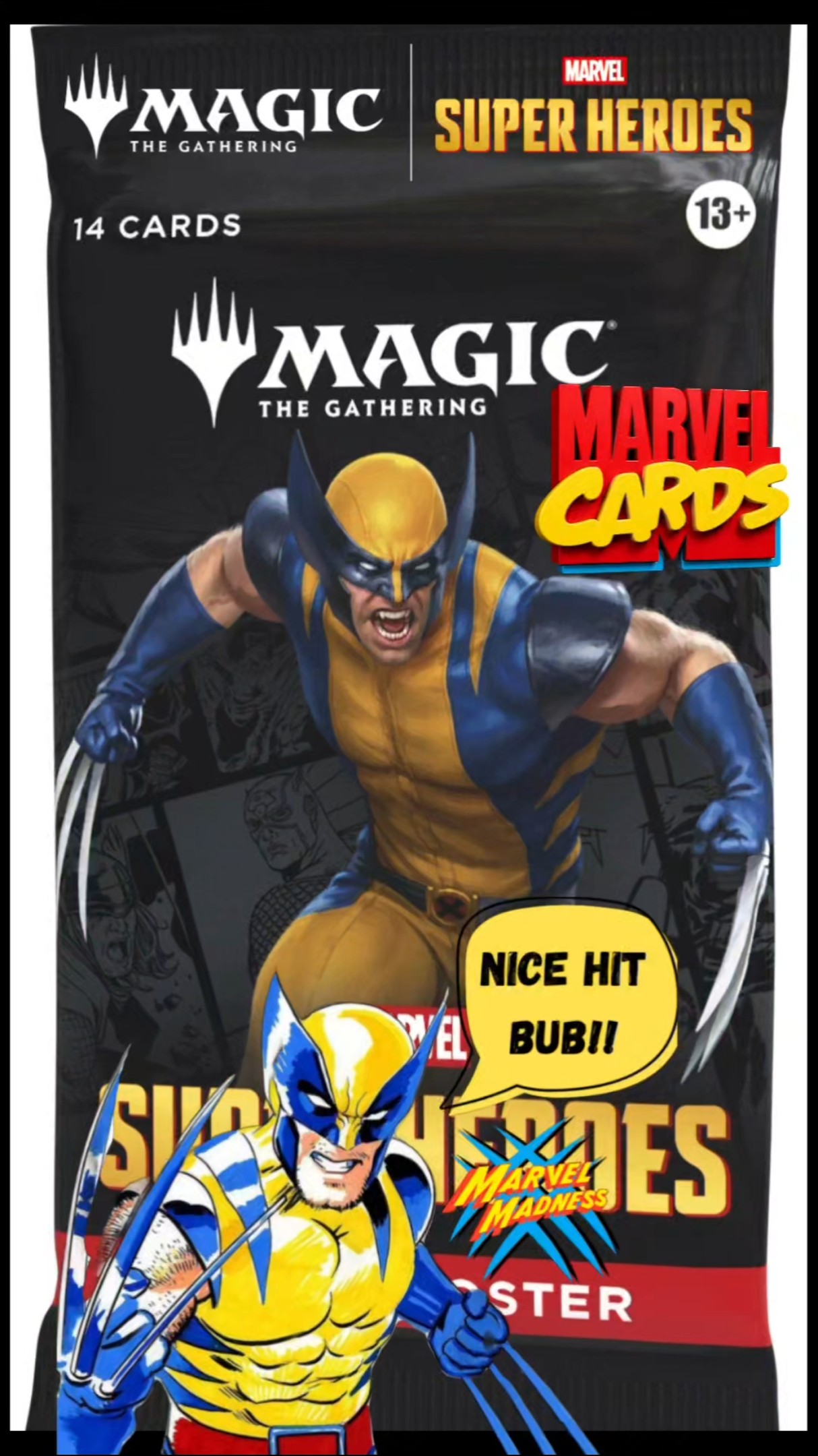 Magic MTG MARVEL SUPER Heroes WOLVERINE hit Spidey Hit #marvel