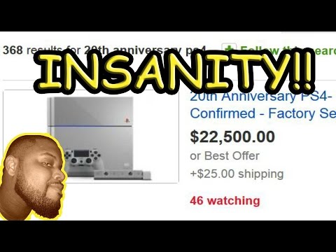 20TH ANNIVERSARY LIMITED EDITION PS4 SELLS FOR $20K ON EBAY!!!! Download