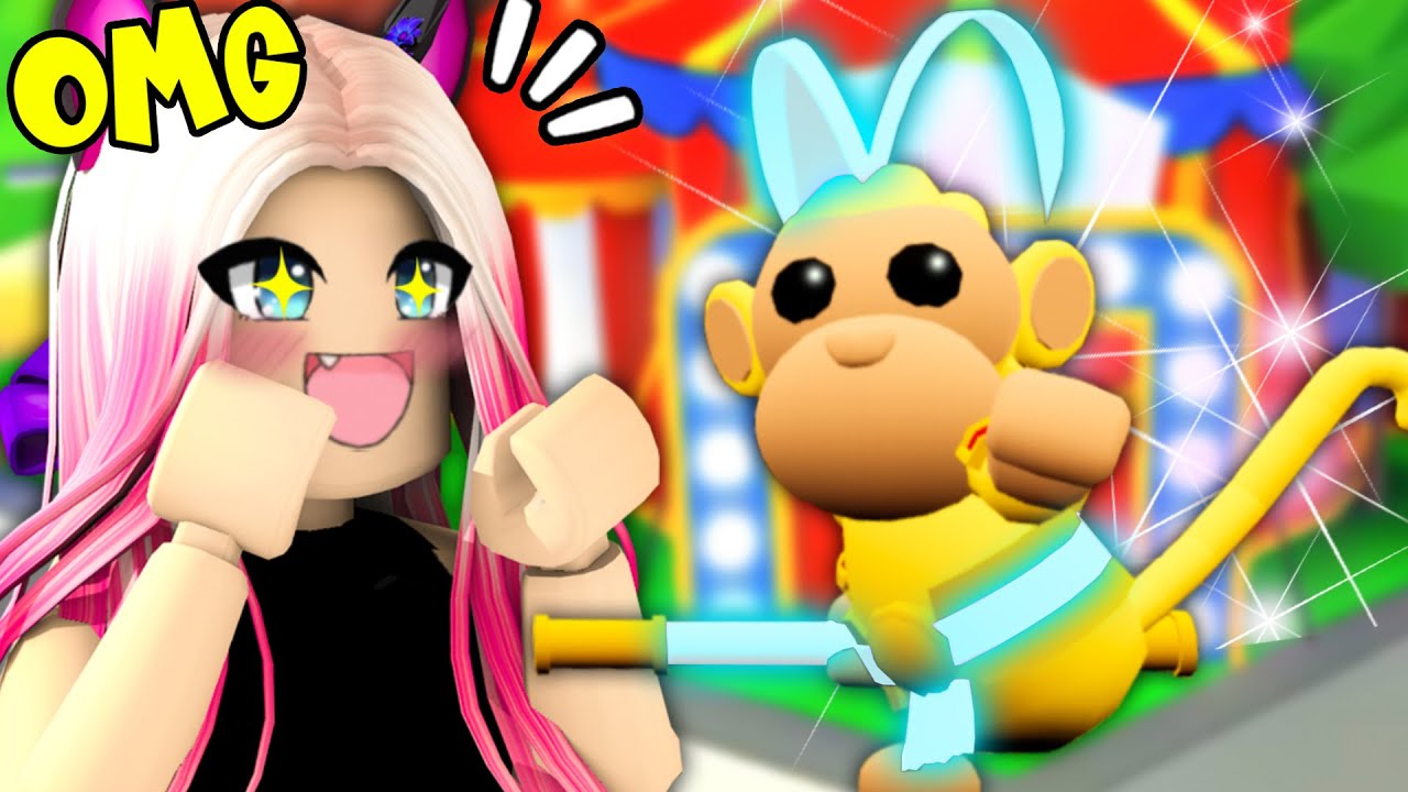 Wengie Makes A Neon Pet For The First Time! Legendary Monkey King In Roblox New Adopt Me Update