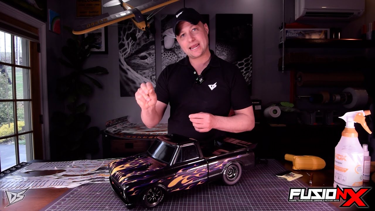 Darkside Studio Arts Dirt Bike RC Truck ATV wrap installation