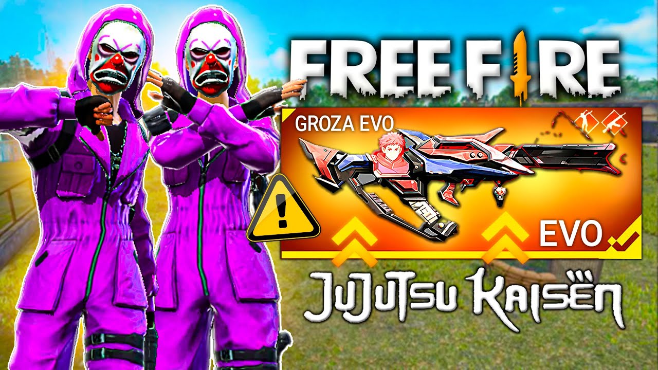 NOS SACAMOS LA NUEVA GROZA en FREE FIRE y NO FUE BUENA IDEA !! FREE FIRE X JUJUTSU KAISEN