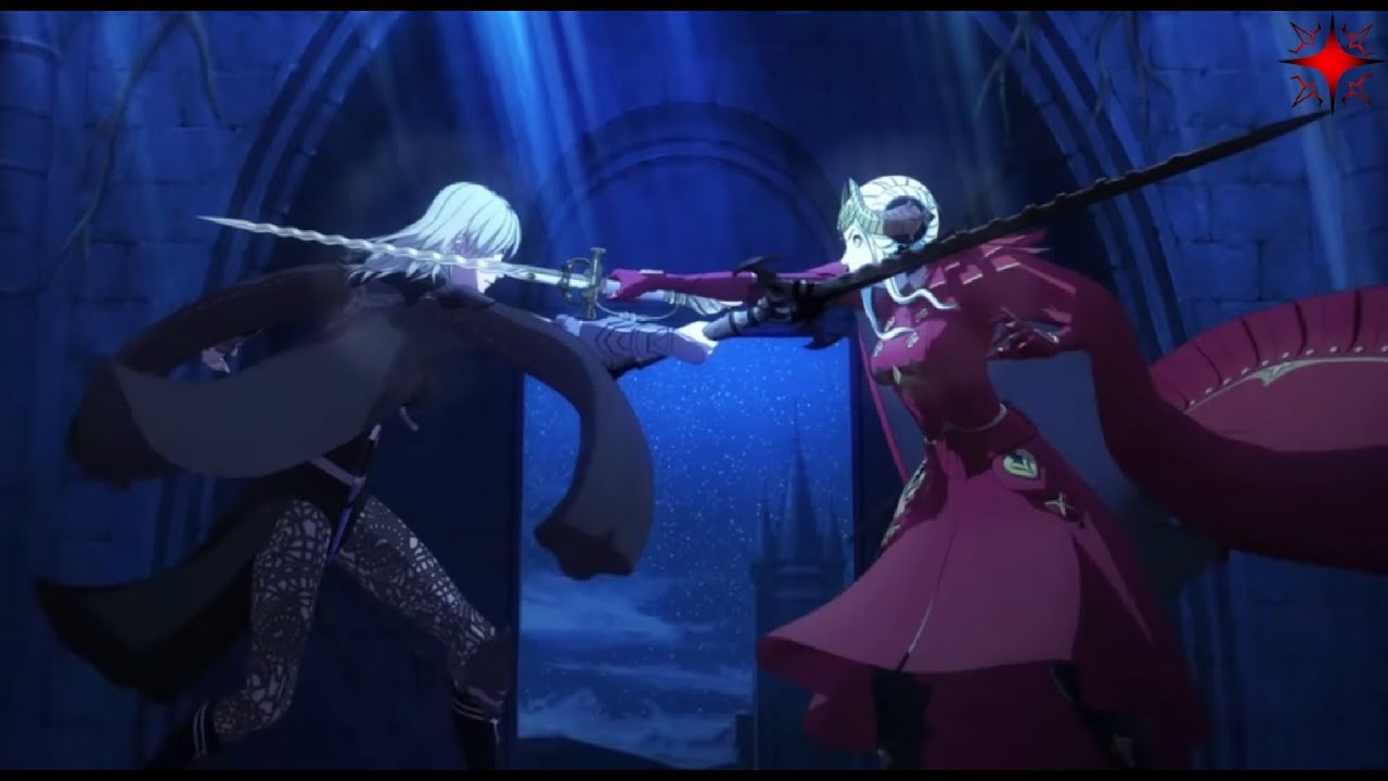 Female Byleth clash with Edelgard | Reunion Silver Snow | Fire Emblem ...