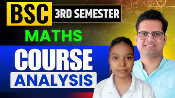 Bsc 3rd Semester Maths! Course Analysis!Be DKDian