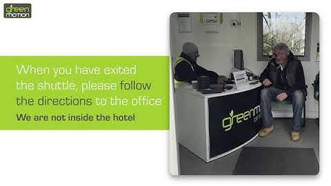 Green Motion Stansted Arrival Instructions