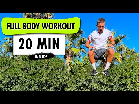 Видео: FULL BODY WORKOUT For Football Players | 20 Min Intense | BODYWEIGHT | Improve Your Strength