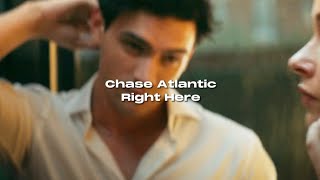 chase atlantic-right here (sped up+lyrics+reverb) [nick&noah/culpa mia]