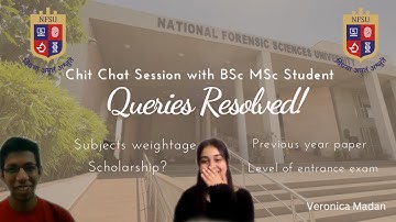 Queries Resolved| Admission 2024-2025| NFSU👨‍🎓 | BSc MSc Course| Veronica Madan
