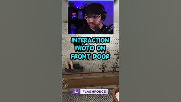 INTERACTION PHOTO ON FRONT DOOR 🚪 | Phasmophobia #shorts