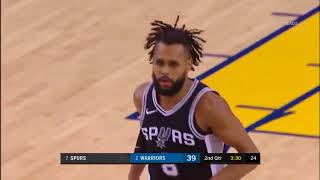 Patty Mills adds 18 points in game 5 loss vs Warriors | 24 Apr 2018