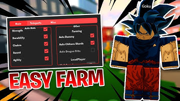 [MAX STATS!] #1 - Anime Fighting Simulator Script GUI - Auto Dragon Orb, Chikara, Stats And More!