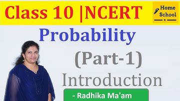 Probability Introduction for Class 10 Mathematics NCERT