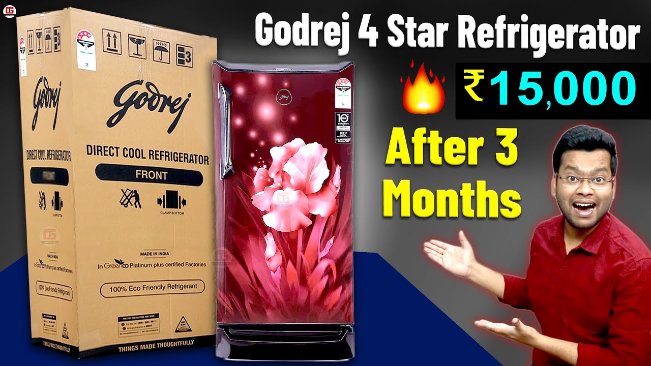 Best Fridge Under 15000 Godrej 185 L 4 Star Inverter Direct Cool