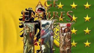 Grandwolf (German) vs GideonAI (Indian) || Age of Empires 3 Replay