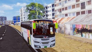 Liton travel bus for bus simulator Bangladesh| Hinoak1j bus | Release Liton travel bus skin