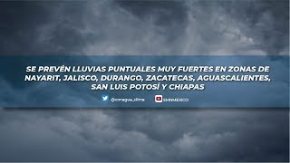 Pronóstico Del Tiempo 26 De Agosto De 2019 0800H