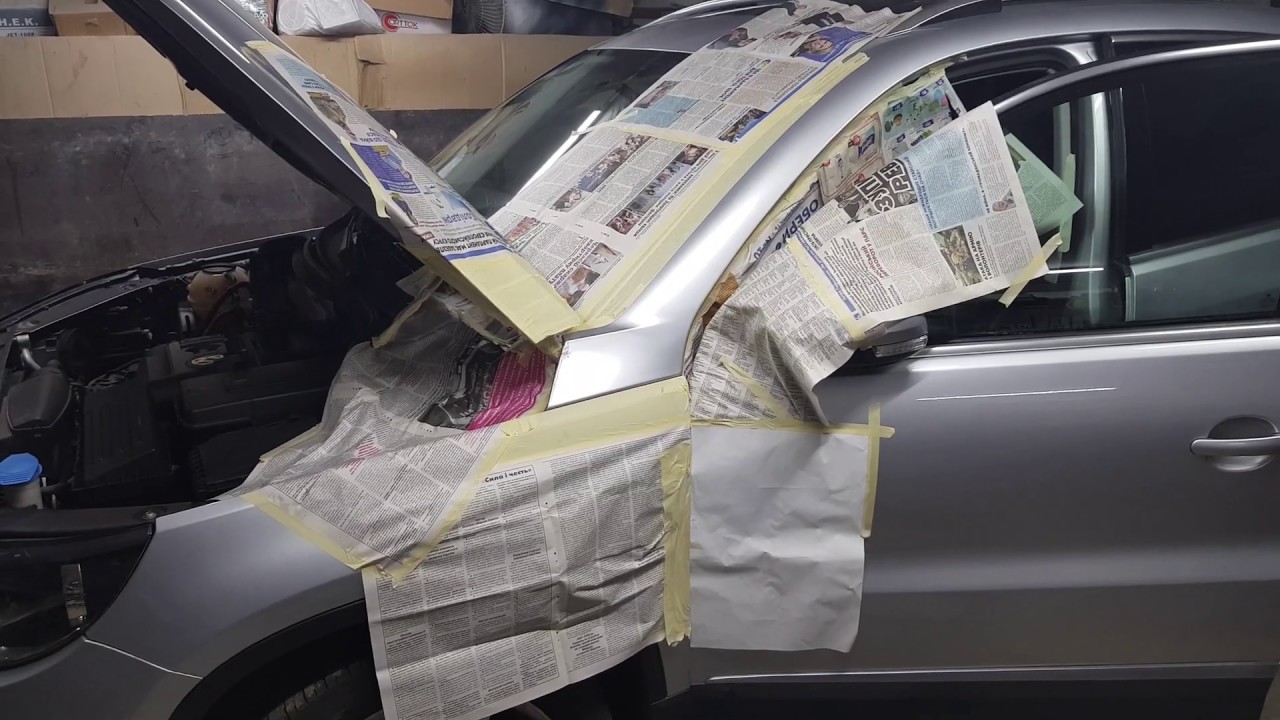 Покраска переходом металлик серебро.База+лак.Стойка. Авто из США ремонт ...