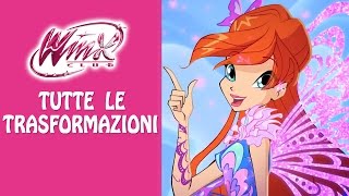 Winx Club - Tutte le trasformazioni di ogni serie!