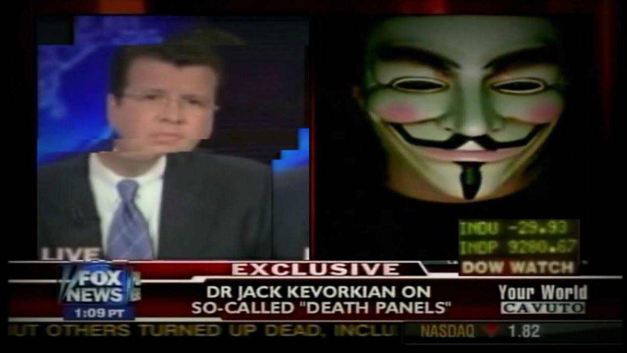 Anonymous Hacks Fox News Live on Air - YouTube