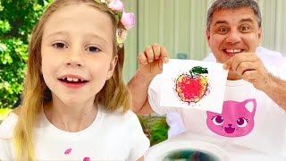 Nastya is learning how to become a scientist! Science Experiments for kids