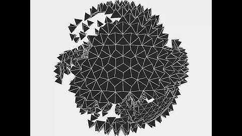 The Sphere of Spines. Draw by openFrameworks