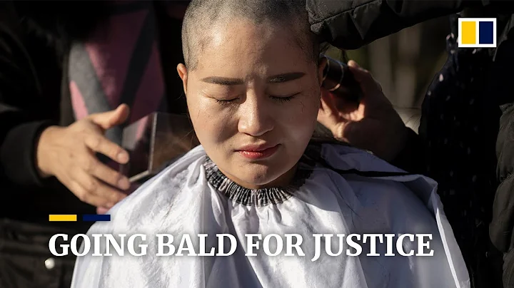 Wives of detained Chinese human rights lawyers shave heads in protest - DayDayNews