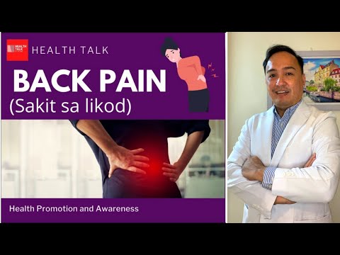 Back Pain: Sakit sa likod