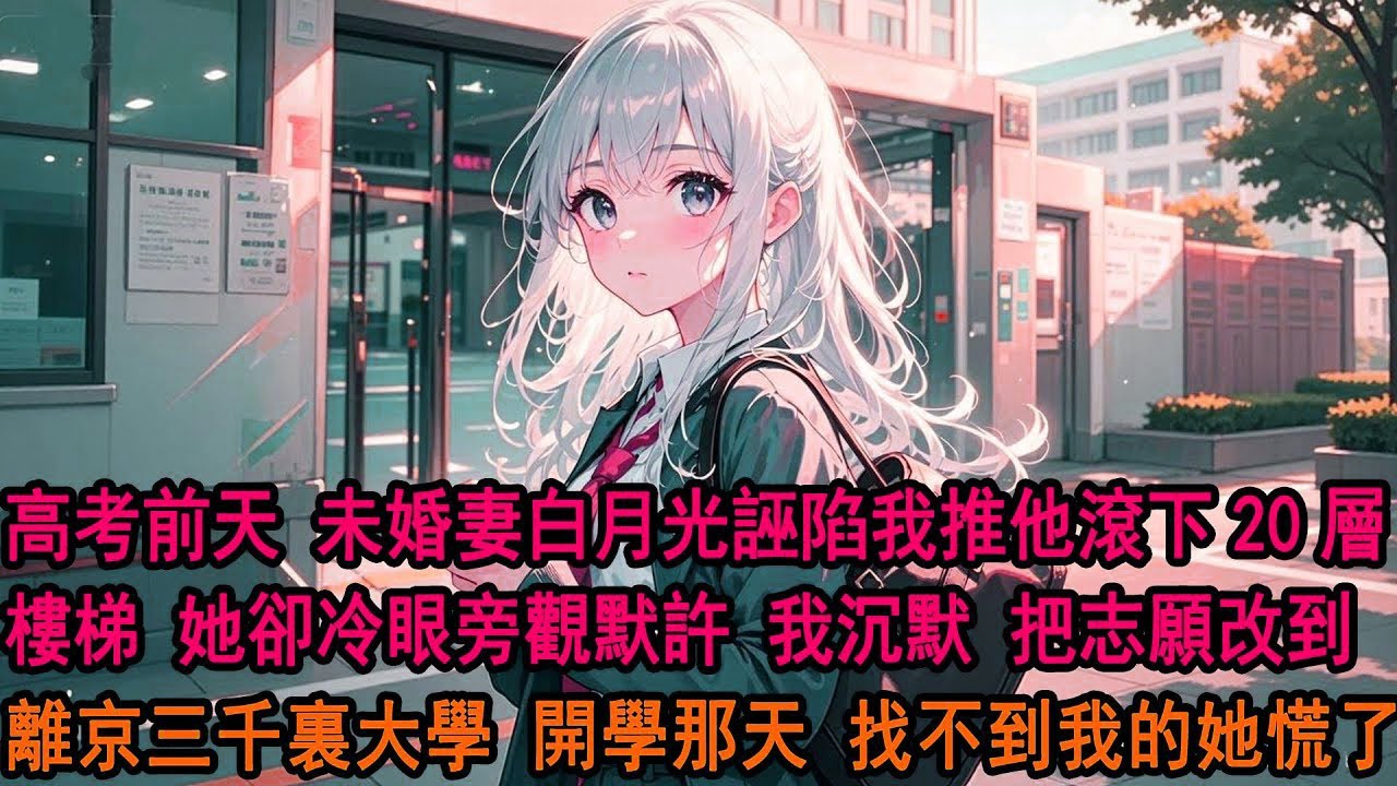高考前夜，未婚妻的白月光誣陷我推他滾下20層樓梯，而柳如煙卻冷眼旁觀默許：就你也配參加高考？我心灰意冷，志願截止前一刻 我把志願改到離京三千裏的醫科大學，開學那天，沒在校門口找到我的她終於慌了。