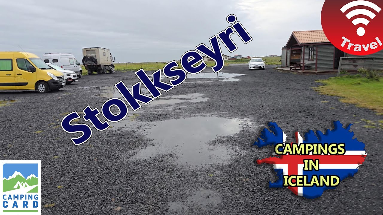 Campings in Iceland - Stokkseyri — Stokkseyri, Iceland — video poster