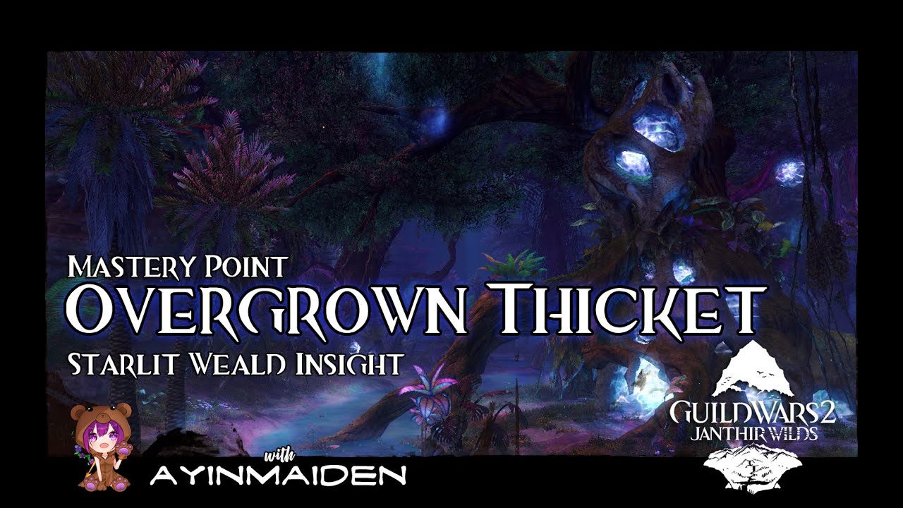 GW2 Starlit Weald Insight: Заросшие чащи
