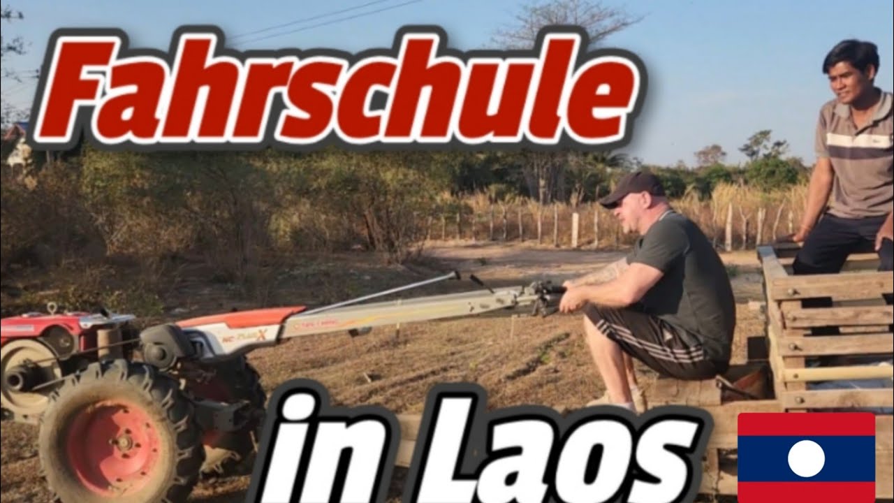 Ob der Farang mit dem Ding fahren kann? Wie ist das Leben auf einem einfachen Dorf in Laos? 🇱🇦
