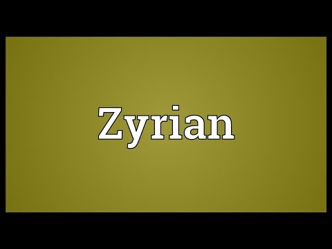 Header of Zyrian