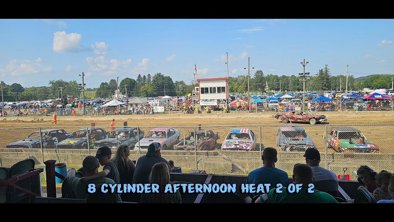 2023 Schaghticoke Fair Demolition Derby 8 Cylinders, Heat 2 of 2