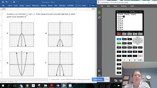 Using the calculator to explore transformations